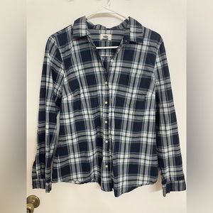 Plaid long sleeve shirt